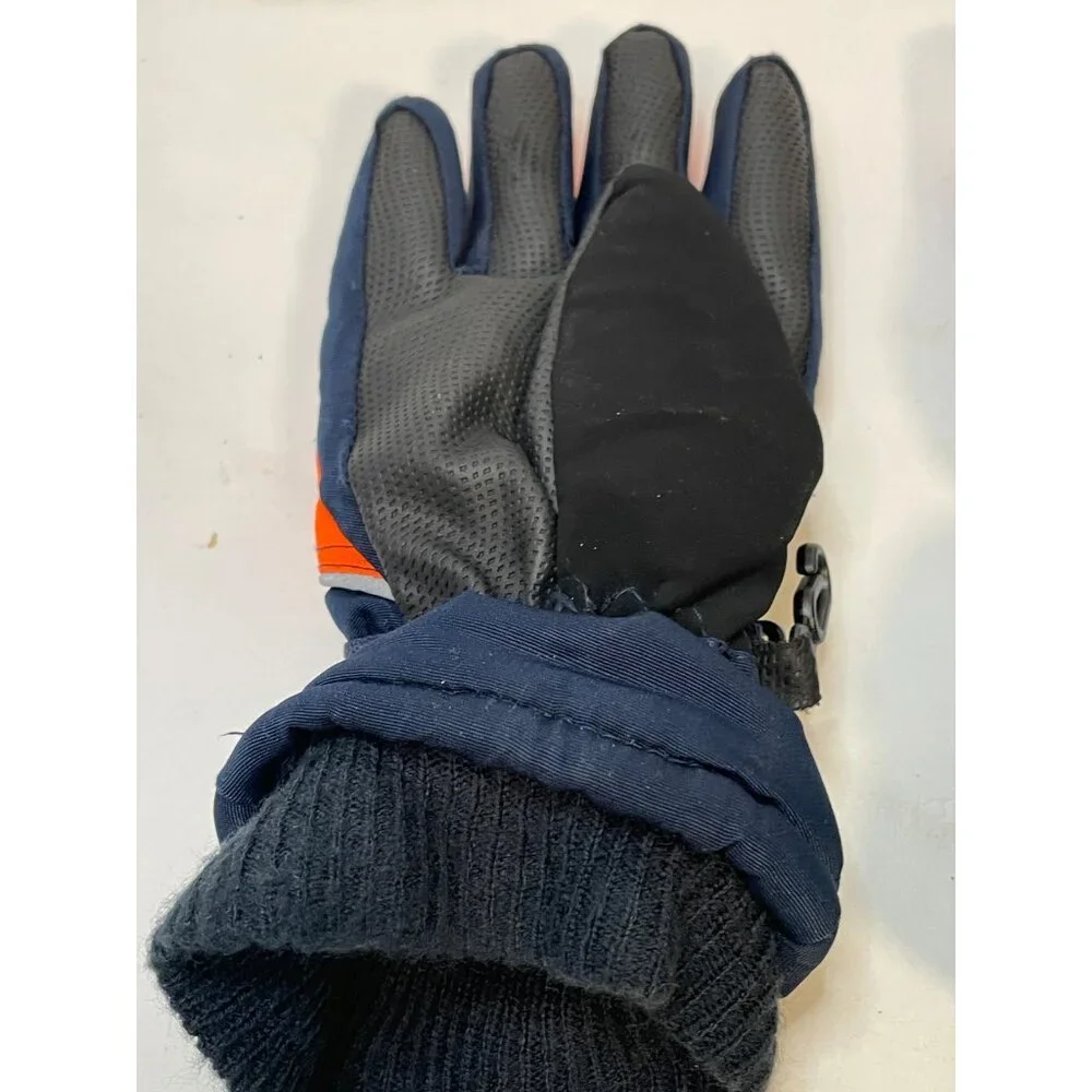 Champion C9 waterproof gloves youth small Thinsulate blue orange